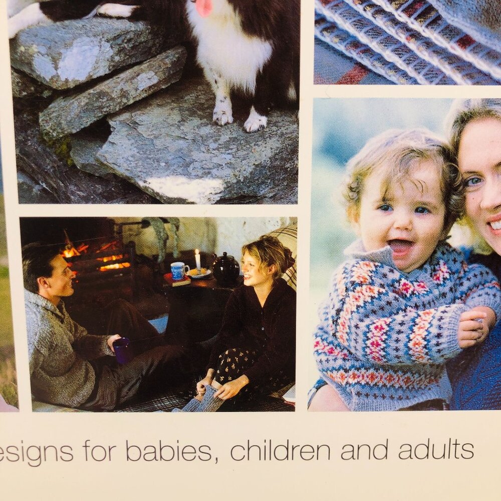 Debbie Bliss Celtic Knits Hard Cover Dust Jacket Knit Pattern Book Vintage 2000 - Picture 7 of 14